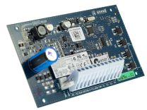 DSC PowerSeries NEO HS2128PCBE motherboard with 128-zone hybrid control panel.