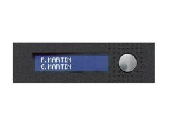 Intratone DINA Create 1 Nameplate with bell push Anthracite