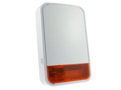 DSC PowerSeries NEO PG8911A BATT wireless outdoor siren with orange flash