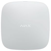 Ajax Hub 2 Plus, white, with 2x GSM, Wifi and LAN communication.