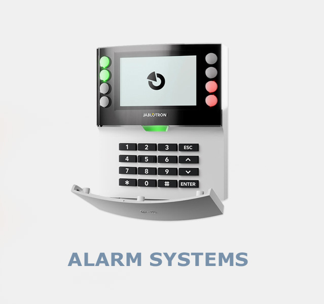 Jablotron alarm systems, Ajax alarm systems, DSC Powerseries NEO alarm systems, mobeye gsm alarm